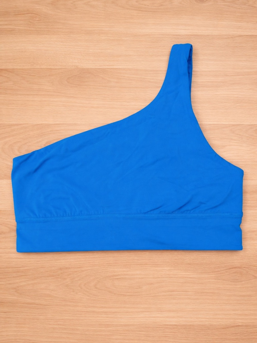 Lululemon One-Shoulder Sports Bra in Bold Blue
